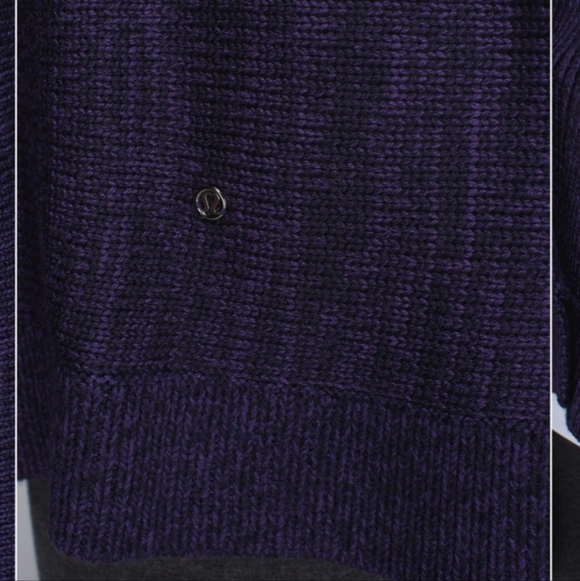 lululemon athletica wrap It Up Sweater Deep Purple Cardigan - Picture 8 of 15